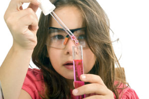 Girl In Science Class